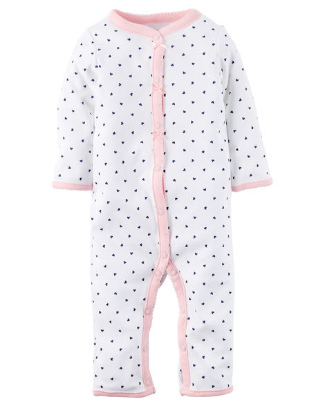 Cotton Snap-Up Footless Sleep & Play