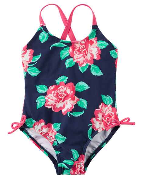 Carters Floral Swimsuit