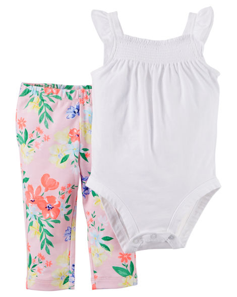 2-Piece Bodysuit & Pant Set