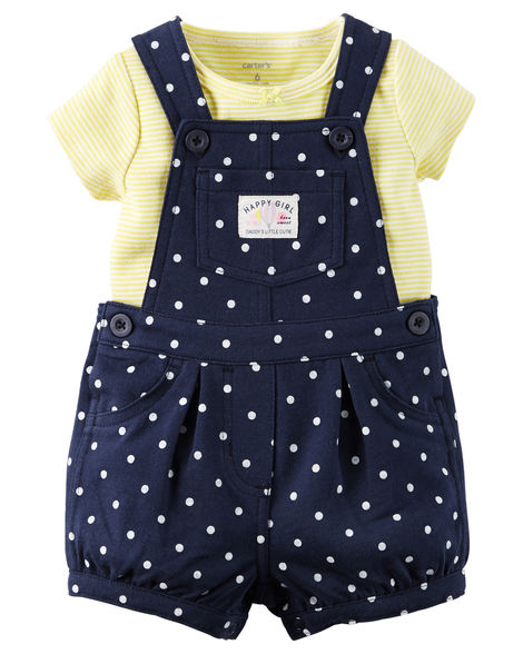 2-Piece Tee & Shortalls Set