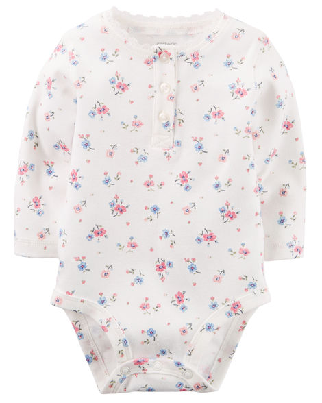 Floral Print Bodysuit